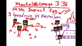 Mental Omega 3.3.6 - Fatal Impacto - Easter Egg Route - Speedrun