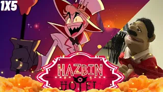 Hazbin Hotel Episode 5 Dad Beat Dad Reaction (Puppet Reaction)