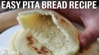 Pita Bread - How to Make Pita Bread at Home - Grilled Flatbread