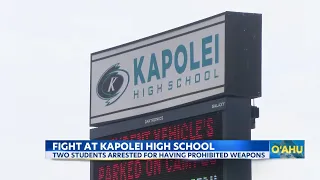 'Multiple' students arrested after brawls break out at Kapolei High School