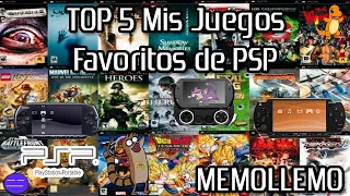 Mi TOP 5 Definitivo Juegos de PSP