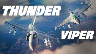 Thunder Vs Viper | F-16C Viper Vs JF-17 Thunder |  Dogfight | DCS |