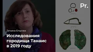 Исследование городища Танаис и его некрополя в 2019 году