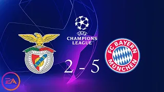 Bayern Munich vs Benfica 5-2 - Extended Highlights