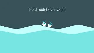 Hold hodet over vann