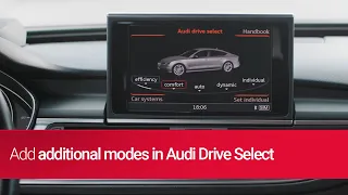 How to add additional driving modes in Audi Drive Select (ADS)