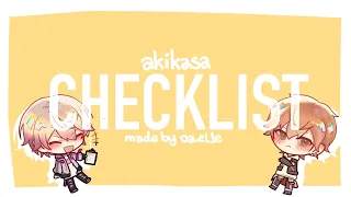 Checklist meme | 彰司 akikasa 🥞🌟