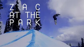 Zac at the Park - Telus Park, Big White Ski Resort, BC, Canada - Snowboard video