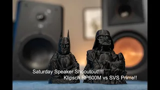 Saturday Speaker Shootout Klipsch RP600M vs SVS Prime Bookshelf