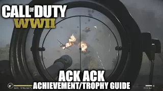 Call of Duty WW2 - Ack Ack Achievement/Trophy Guide - Mission 2: Operation Cobra