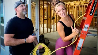 Building Our Own Home Ep.39| Couple Installs Electrical System DIY Style!