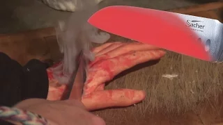 LukeDoes: EXPERIMENT Glowing 1000 degree KNIFE (Gone Wrong!?)