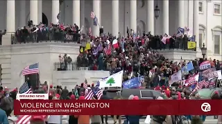 'I'm safe.' Michigan lawmakers react to violent demonstration at U.S. Capitol