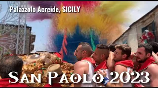 TUTTA la Festa - Spettacolare SCIUTA, PROCESSIONE e RIENTRO - 𝐒𝐚𝐧 𝐏𝐚𝐨𝐥𝐨 𝟐𝟎𝟐𝟑 - Palazzolo Acreide, SR