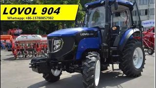 New Tractor weichai lovol m904 with 90HP 4*4 drive  for tracteur трактор farm traktor