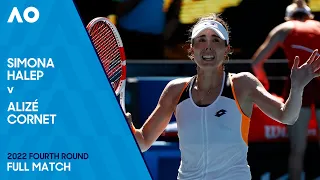 Simona Halep v Alizé Cornet Full Match | Australian Open 2022 Fourth Round