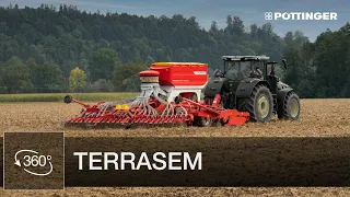 TERRASEM universal seed drill technology – Walkaround | PÖTTINGER