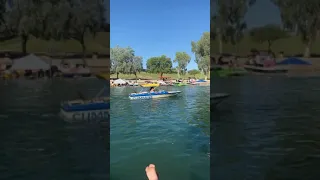 Cummins #diesel boat in Lake Havasu. #shorts #youtube #havasu #partyboat #youtubeshorts #america