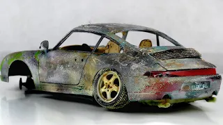 Restoration abandoned Porsche 911 Carrera tuning Model Car by Good Restore