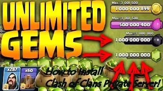 How to Install Clash of Clans Private Server! (Unlimited Gems) (Unlimited Resources)