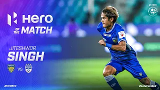 Jiteshwor Singh - Hero of the Match | Chennaiyin FC 1-1 Bengaluru FC | MW 2, Hero ISL 2022-23