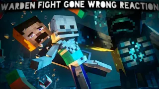 Reacting to Warden Fight Gone Wrong (Minecraft Animation bloopers) By Black Plasma Studios