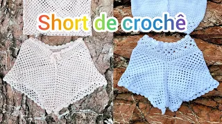 #шорты  крючком / #short de crochê - Vol.1