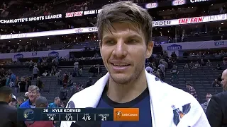 Kyle Korver Postgame Interview - Jazz vs Hornets | November 30, 2018