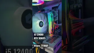 Сборка за 70к на i5 12400f и RTX 3060ti в корпусе AeroCool