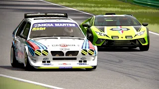 Lamborghini Huracan Sterrato vs Lancia Delta S4 at Imola