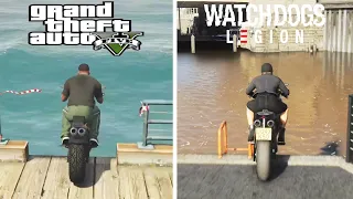 GTA 5 vs Watch Dogs Legion - Details Comparison