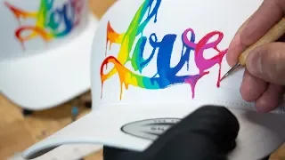 'Power of Love 2.0' Hand Painting Snapback Hats