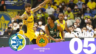Maccabi survives furious Panathinaikos comeback! | Round 5, Highlights | Turkish Airlines EuroLeague