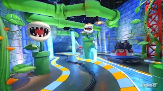 Mario Kart Dark Ride at Universal Studios Hollywood | Without & W/ AR Glasses | Super Nintendo World