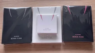 Unboxing Blackpink Born Pink albums and kit (asmr)