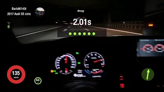 BMW M140i MHD Stage 2 100-200 km/h Dragy