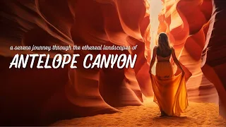 Serene Journey through Antelope Canyon | Relaxing Nature & Soothing Music