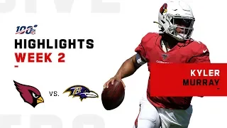 Every Kyler Murray Play vs. Ravens | NFL 2019 Highlights