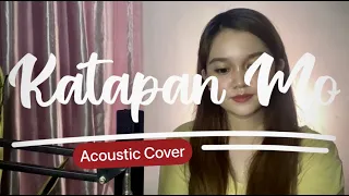 KATAPATAN MO O DIOS - Acoustic Cover with Lyrics // Vanessa Dulay