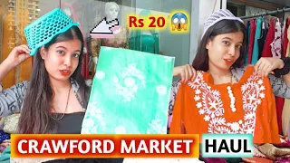 Crawford Market Mumbai's Biggest Wholesale Market🔥 | Haul Starting at Rs.20