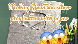 Making YouTube silver play button with paper