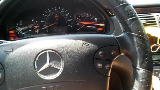 Mercedes W210 service reminder reset/ сброс сервисного интервала