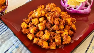 Chicken Pakora | Air Fried Chicken Pakora | Crispy Chicken Pakora in Air Fryer | Just Cravings