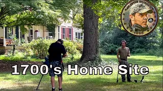 Metal Detecting With The Quarter Hoarder Crew: Investigating an Old Home Site