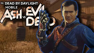 New survivor Ash j. williams join into the fog Dead by daylight mobile x ash Vs evil dead