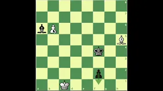 can you save yourself in this desperate bishop endgame?