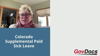 Colorado Supplemental Paid Sick Leave