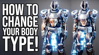 How To Change Your Body Type In Destiny 2! NEW Customization Feature! - Into The Light