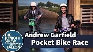 Pocket Bike Race with Andrew Garfield