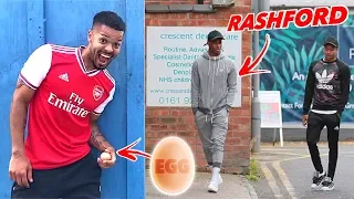 MIND THE GAP! ⚠️🤣 NUTMEG CHALLENGE ft. MARCUS RASHFORD, BERNARDO SILVA & GABRIEL JESUS